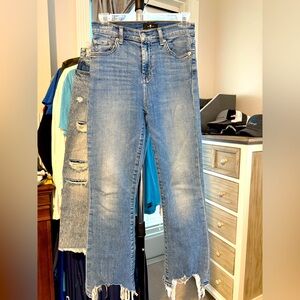 7 for all Mankind High Waist Slim Kick jeans sz. 25